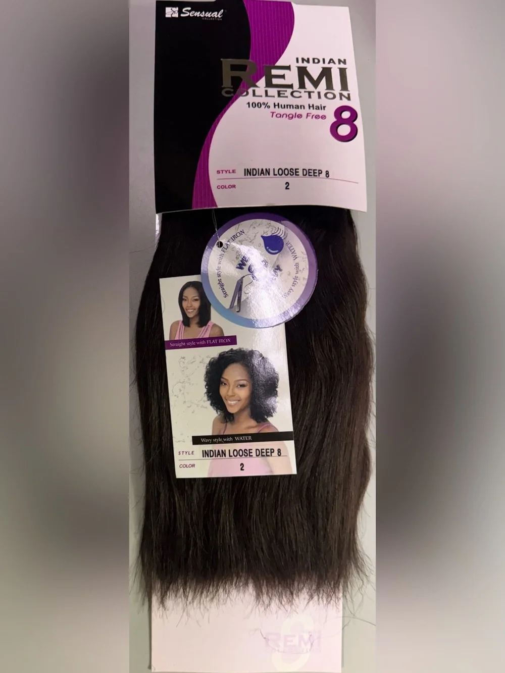 Sensual collection. 100% human hair. Indian loose deep.